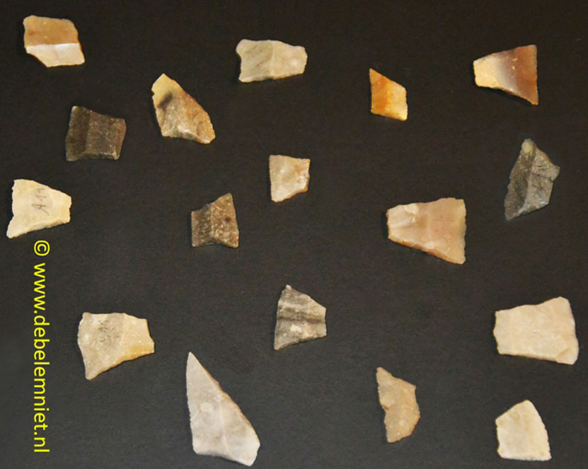 vuurstenen pijlpunten prehistorie