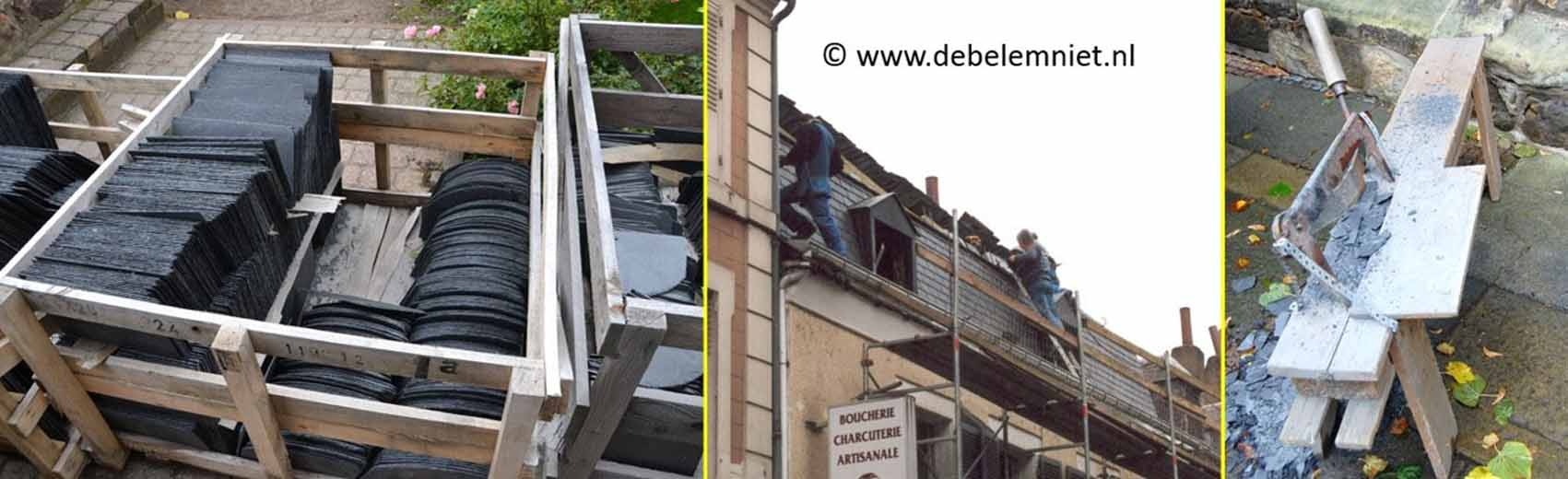 leisteen als dakbedekking en voor restauratie