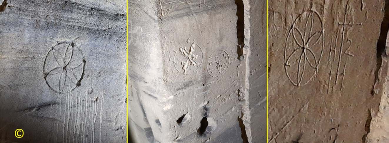 apotropische tekens - cirkelsymbolen - Schoorberg