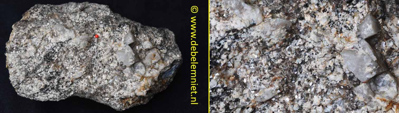 graniet kwarts veldspaat glimmer