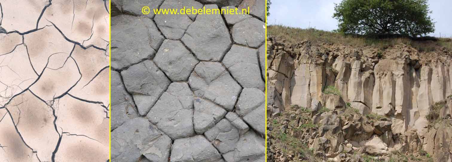 krimpscheuren bazaltzuilen